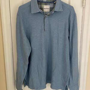 Tommy Bahama Light Blue medium 3 button Pullover